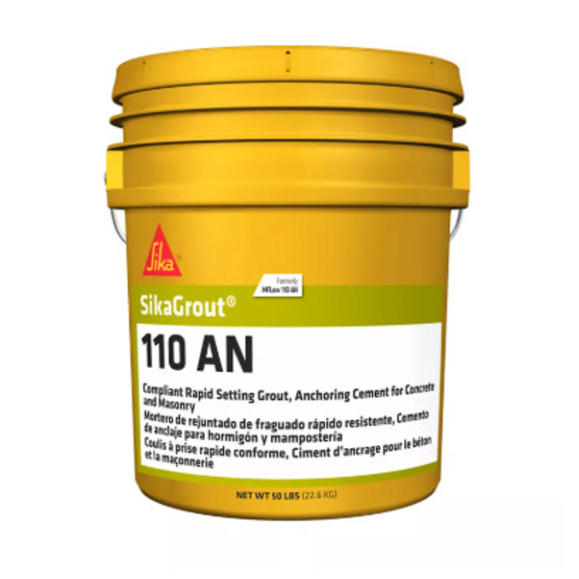 SikaGrout 110 AN Rapid Setting Grout and Anchoring Cement, 50Lb Pail
